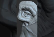 Mindflayer Sculpt Timelapse! #zbrush #baldursgate3 #digitalsculpting #digitalart #3dart #3d