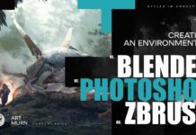 Creating Sci-Fi art in blender/3DCoat/Photoshop/ZBrush