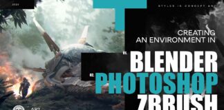 Creating Sci-Fi art in blender/3DCoat/Photoshop/ZBrush