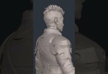 WIP персонажа (Zbrush)