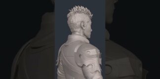 WIP персонажа (Zbrush)