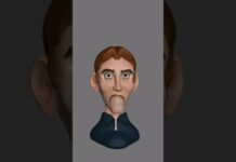 Zbrush sculpting Process 3D Character for animation #shorts #zbrush #3d ##digitalsculpt