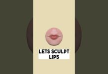 LIPS👄(TimeLapsed) #shorts #nomad #zbrush #blender #Maya