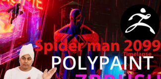 Spider-Man 2099 ( Miguel O’Hara ) | CGI making | ZBrush