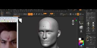 【ZBrush教程】建模师挑战写实人物建模,仙剑三魔尊重楼(一)