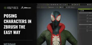 Posing Characters in ZBrush The Easy Way