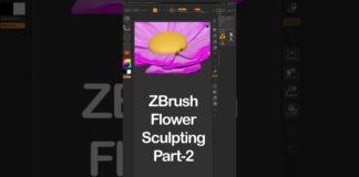 Sculping of Rose in ZBrush #3dmodeling #sculpting #shortvideo