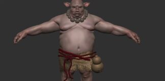 猪八戒 – first sculpt in zbrush