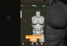 #fitness #humananatomy #zbrush #3dart #humanbody #pixologic #3dmodeling #tutorial #sculpture