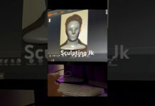 Sculpting face #3dartist #blender #zbrush #sculpt #3d #jk #3djungkook #character #3dcharacter