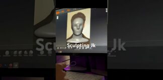 Sculpting face #3dartist #blender #zbrush #sculpt #3d #jk #3djungkook #character #3dcharacter