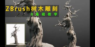 ZBrush树木雕刻03