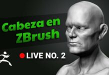 Cabeza en Zbrush No. 2 – Definiendo facciones