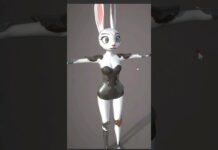 토끼 3D 캐릭터 모델링 과정 – Zbrush, Substance Painter #3dcharacter