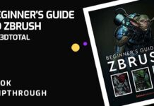 Beginner’s Guide to ZBrush by 3dTotal – Book Flipthrough