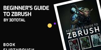 Beginner’s Guide to ZBrush by 3dTotal – Book Flipthrough