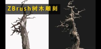 ZBrush树木雕刻04