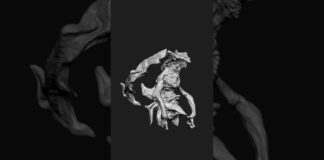 3D Modeling | com4_0154 | Zbrush Timelapse | #zbrush #3dmodeling #3d #character #creature #shorts