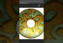 Time Lapse. Making stylized an Eyeball in zbrush and animate Iris using the Layer. #shorts