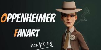 Sculpting Stylized Cillian Murphy – Oppenheimer Fanart
