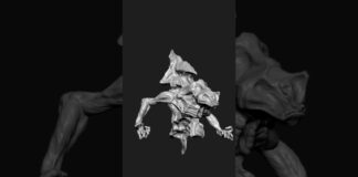 3D Modeling | com4_0159 |  Zbrush Timelapse | #zbrush  #3dmodeling #3d #character  #creature #shorts