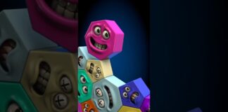 Rolling Through Polygonia – Heptagoonies18and Pentagoonies Unite #animation #3danimation #zbrush