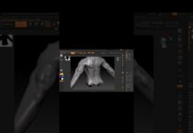 Sculpting monster (1read) in Zbrush for hour (+turntable) #3dsculpt #3d #zbrush #speedsculpt
