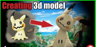 Creating 3d model Mimikyu Pikachu in zBrush: Fun Sculpt Pokemon