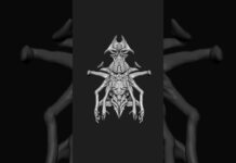 3D Modeling | com4_0153 | Zbrush Timelapse | #zbrush #3dmodeling #3d #character #creature #shorts