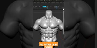 #zbrush #humananatomy #pixologic