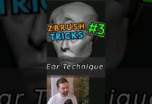 👂 Hidden Ear Technique in ZBrush: Listen Closely 🎧