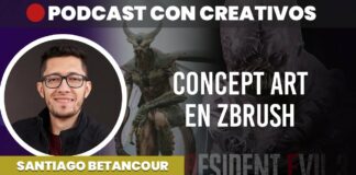 Soy concept artist en Zbrush ▶️ Santiago Betancour | PODCAST CREATIVOS 🔴 #47