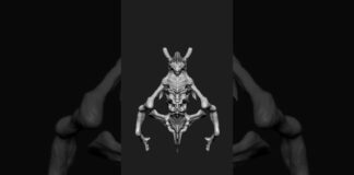 3D Modeling | com4_0160 | Zbrush Timelapse | #zbrush #3dmodeling #3d #character #creature #shorts