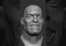 “Jaws” a Zbrush speed sculpt.