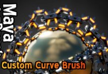 Custom Curve Brush – zBrush & Maya Tutorial