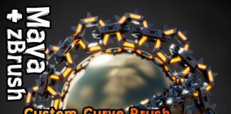 Custom Curve Brush – zBrush & Maya Tutorial