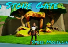 The Easiest Way to Create a 3D Stylized Stonegate #zbrush