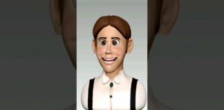 Zbrush sculpting process – 3D character peasant ( hendrick) #shorts #zbrush #pixologic #3dart