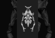 3D Modeling | com4_0161 | Zbrush Timelapse | #zbrush #3dmodeling #3d #character #creature #shorts