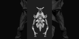 3D Modeling | com4_0161 | Zbrush Timelapse | #zbrush #3dmodeling #3d #character #creature #shorts