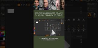 Acelere sua produção de arte em 3D com essa dica do Zbrush #shorts #3d #zbrushtutorial #zbrush