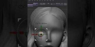 Female Model with Green Eyes ~ #mentioned you #zbrush #3dmax