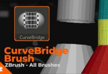 CurveBridge Brush: ZBrush All Brushes