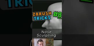 π Effortless NOSE Sculpting: ZBrush Trick Revealed ποΈ