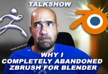 Why i quit Zbrush for Blender as professional 3D Character artist?