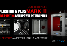 Wanhao announces Duplicator 6 Plus Mark II with resume and auto leveling
