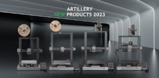 Coming soon Artillery Sidewinder X3 and X4 series 3D printers