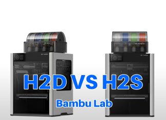 Bambu Lab H2D vs H2S: Dual Nozzle (Bi-Material) or Large Volume? An expert comparison Bambu Lab H2D vs H2S: Which one should you choose? Analysis (Dual Nozzle vs Max Volume)