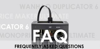 Frequently asked questions (FAQ) for Wanhao Duplicator 6 & Monoprice Maker Ultimate