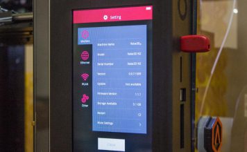 Raise3D touchscreen firmware upgrade, Raise Touch version 0.9.7, is now available